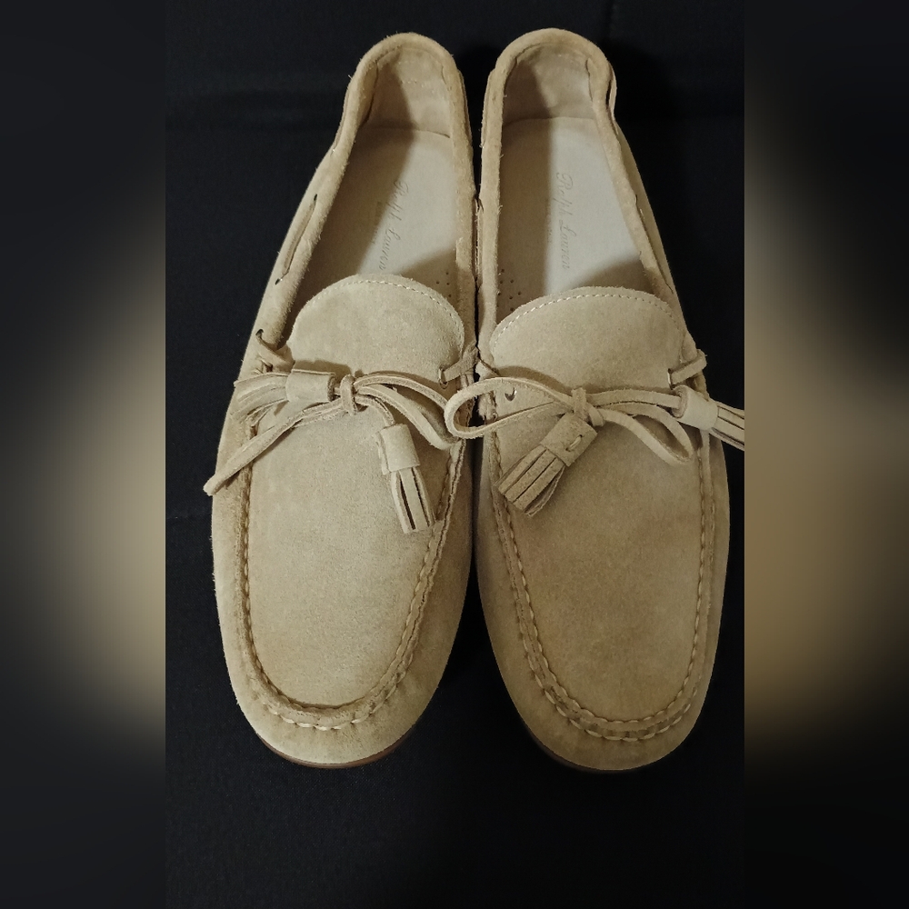 Ralph Lauren Purple Label Suede Drivers